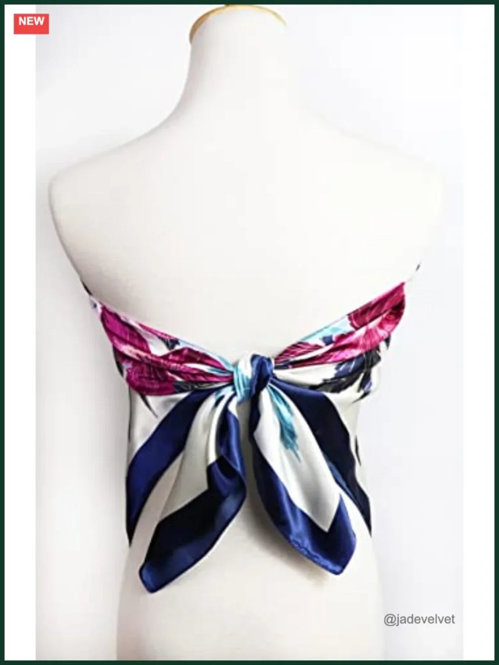 Satin Head Scarf for Women 35x35 Silk Feel Hair Wrap Bandana Neck Scarf
